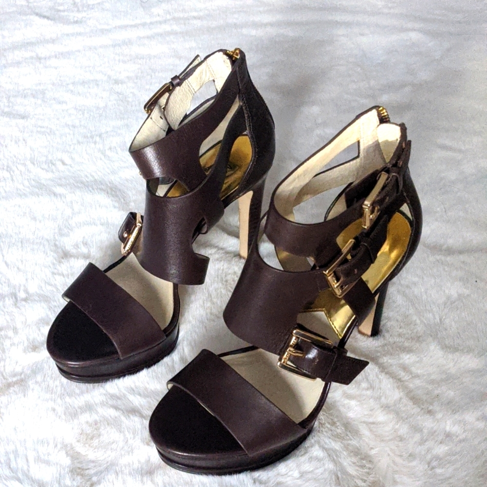 Michael Kors Lucinda Open Toe Heels